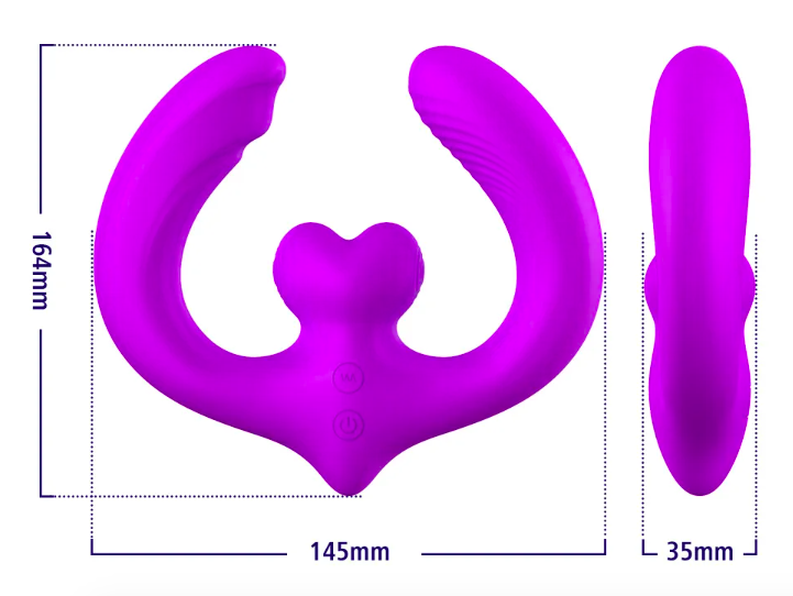 Máy Rung 2 Đầu Hình Trái Tim Cho Les – Đồ Chơi Tình Dục Nữ Kích Thích Đa Điểm Máy Rung 2 Đầu Hình Trái Tim Cho Les – Đồ Chơi Tình Dục Nữ Kích Thích Đa Điểm